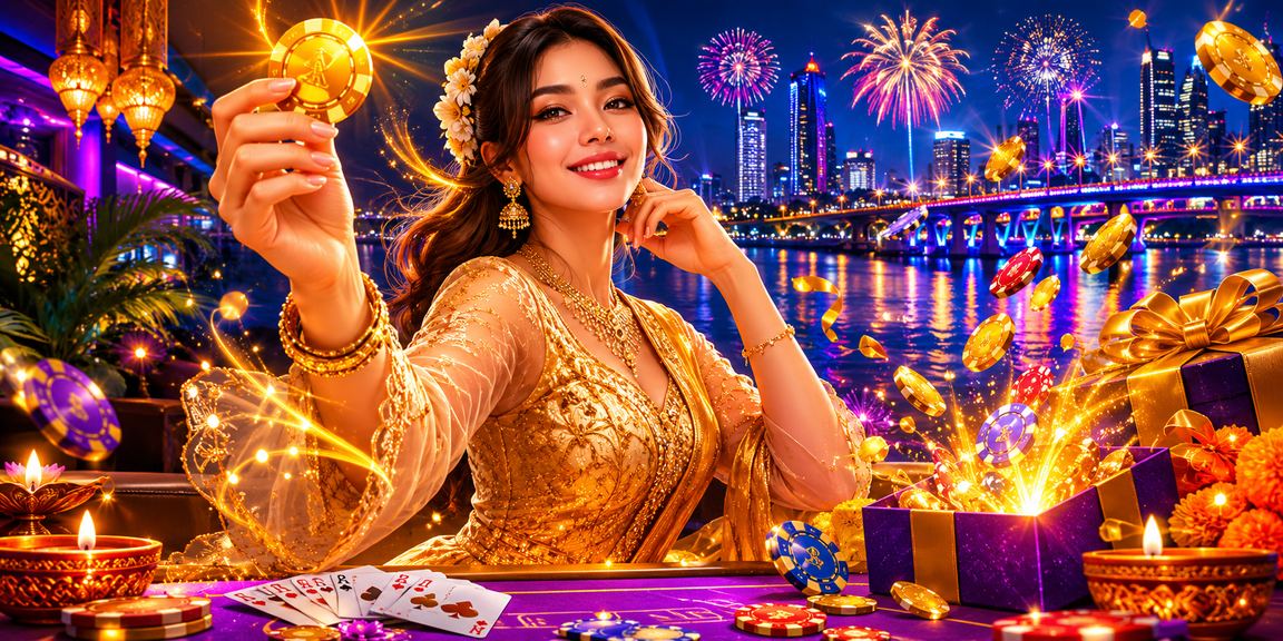 Pemain wanita berkebaya bermain rummy di meja kasino Johor yang mewah