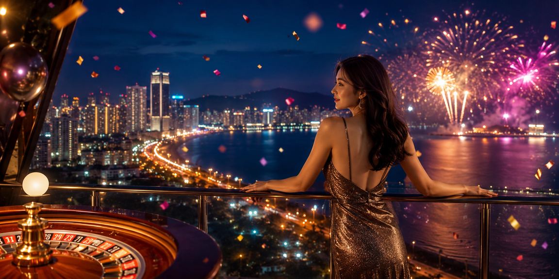 Suasana permainan roulette Penang dengan gaya budaya tempatan